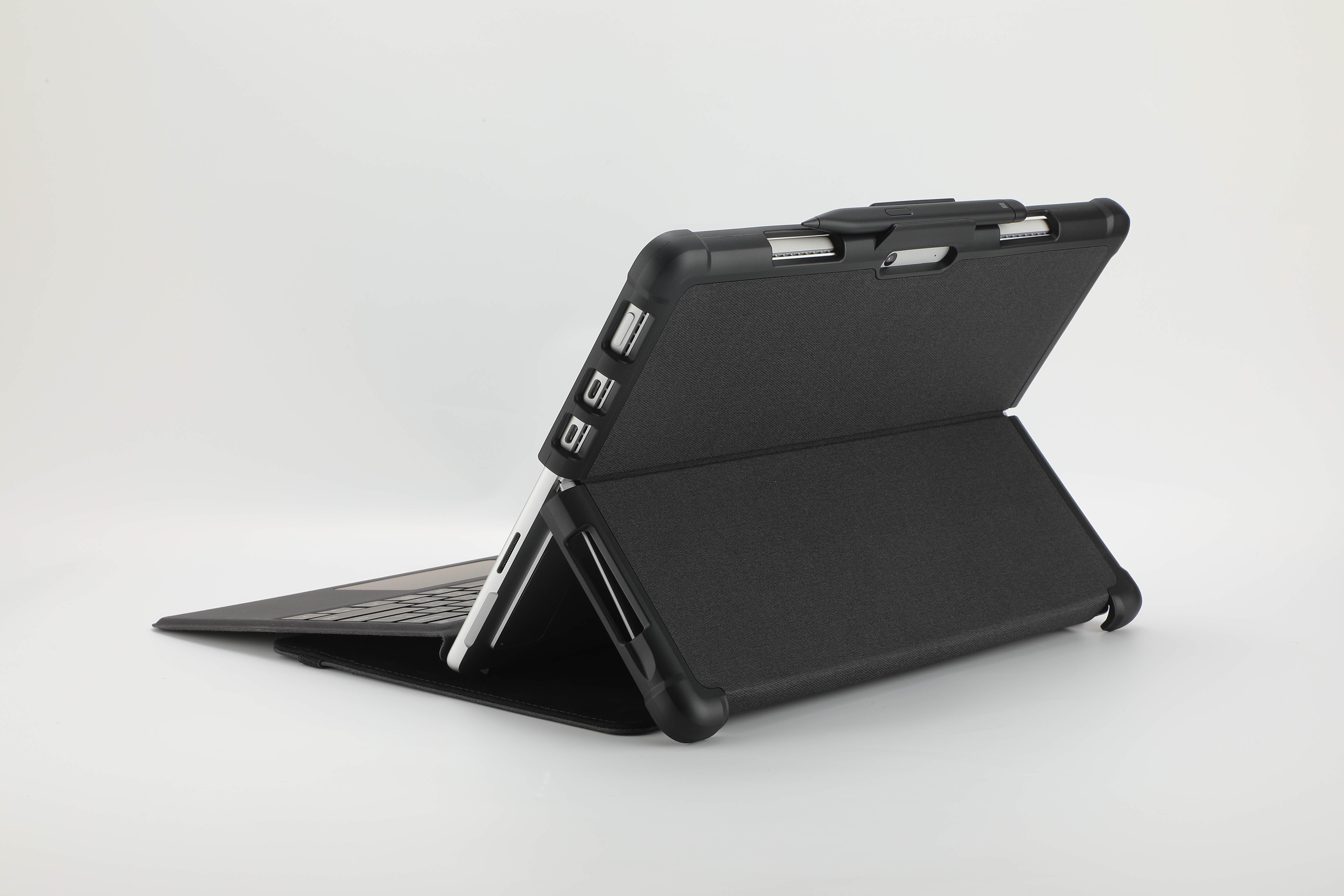 TPU rugged back case with folio PU leather cover for Microsoft Surface Go 1/2/3 & Microsoft Surface Pro 8/7/6/5/4